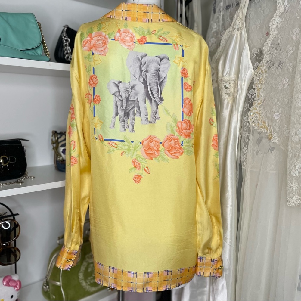 Silk Button Down - image 4